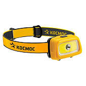 Фонарь LED налобный 3Вт+1Вт 2 режима работы КОСМОС KOC-H3WDS-COB Фонарь LED налобный 3Вт+1Вт 2 режима работы КОСМОС KOC-H3WDS-COB