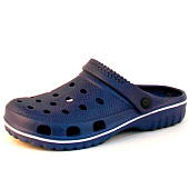  Сабо мужские синие с декором (р-ры 40-45) МСЛ-054/1 