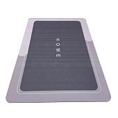  Коврик для ванной влаговпитывающий 60х90 Спанч серый прямоугольный 11954 