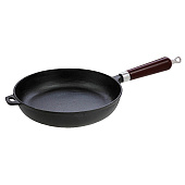 Сковорода чугунная 24,5см. с деревянной ручкой 4810V Сковорода чугунная 24,5см. с деревянной ручкой 4810V
