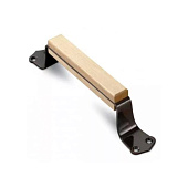  Ручка-скоба Д РС-140 ПЛОСК. с дерев.накладками ЛИКОН 