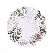  Набор бумажной посуды "Природа", 6 стаканов, 6 тарелок   6923714 