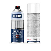 Краска аэрозольная для радиаторов белая глянцевая DECORIX 520 мл Краска аэрозольная для радиаторов белая глянцевая DECORIX 520 мл