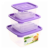 Набор контейнеров Унико 3шт С219 308-261 Набор контейнеров Унико 3шт С219 308-261