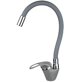 Смеситель для кухни серый латунь картридж D40 шпилька излив №5 с ПВ 40 см 337-03 /RK335953-1-09 Rusant Смеситель для кухни серый латунь картридж D40 шпилька излив №5 с ПВ 40 см 337-03 /RK335953-1-09 Rusant