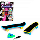 Набор пальчиковых скейтбордов, 2 шт., микс, №SL-05429, 6245278 Набор пальчиковых скейтбордов, 2 шт., микс, №SL-05429, 6245278
