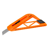 Нож, 18 мм, выдвижное лезвие, для резки обоев, линейка// Sparta Нож, 18 мм, выдвижное лезвие, для резки обоев, линейка// Sparta