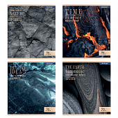 Тетрадь А5 96л скрепка клетка Alingar Rich nature, мелованный картон (стандарт) (4/48) /AL12082/ Тетрадь А5 96л скрепка клетка Alingar Rich nature, мелованный картон (стандарт) (4/48) /AL12082/