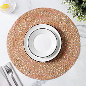 Салфетка сервировочная «Серпантин», бежевая 9700952 Салфетка сервировочная «Серпантин», бежевая 9700952