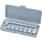 Набор шоферского инструмента №1, 8 предм., 1/2", НИЗ, в пластиковом боксе Набор шоферского инструмента №1, 8 предм., 1/2", НИЗ, в пластиковом боксе