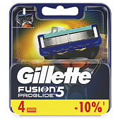  GILLETTE FUSION ProGlide Сменные кассеты для бритья 4шт 