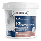 Клей для плитки потолочной Лакра 1,5кг Клей для плитки потолочной Лакра 1,5кг