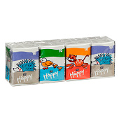 Платки бумажные Bella Happy гигиенич. трехслойные 10шт Арт.BB-042-H010-010 Платки бумажные Bella Happy гигиенич. трехслойные 10шт Арт.BB-042-H010-010