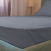 Комплект постельного белья 1,5 спальный Mariya DeLuxe Серый С-КПБ-1,5сп сер Комплект постельного белья 1,5 спальный Mariya DeLuxe Серый С-КПБ-1,5сп сер