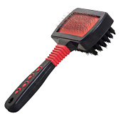  Щетка-пуходерка NUNBELL для животных 18х10.5см двусторонняя с каплей арт.10922-5452 Код270084 