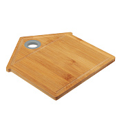  Доска разделочная, бамбук, силикон Vetta 19,6х21х0,9 см 851-209 