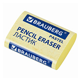  Ластики BRAUBERG PASTEL MAXI НАБОР 3 шт., размер ластика 44х32х13 мм, блистер, 271345 