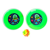 Игра-липучка «Монстрик», 2 тарелки, шарик, микс Игра-липучка «Монстрик», 2 тарелки, шарик, микс