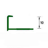 Профиль наружный 10мм 2,5м "Деконика" 012-0 Бежевый Профиль наружный 10мм 2,5м "Деконика" 012-0 Бежевый