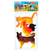 Игровой набор Животные 3 шт, 26х19 см, 2814987 Игровой набор Животные 3 шт, 26х19 см, 2814987