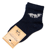  Детские носки 3953 ПО шерсть махра (р. 6-8) 