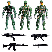 Набор солдатиков "Борцы", 3 шт., с аксессуарами, микс, 1565825 Набор солдатиков "Борцы", 3 шт., с аксессуарами, микс, 1565825