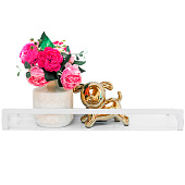 Полка металлическая ElectricLight Hanna 49,51х12 белая Полка металлическая ElectricLight Hanna 49,51х12 белая