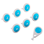 Заглушка для розетки с ключом, набор 6 шт., белый Крошка Я Заглушка для розетки с ключом, набор 6 шт., белый Крошка Я