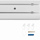 Карниз потолочный Экстра 2-рядный под планку 200см Карниз потолочный Экстра 2-рядный под планку 200см