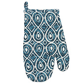 Варежка-прихватка Радушная хозяйка орнамент белый 2177 Варежка-прихватка Радушная хозяйка орнамент белый 2177