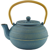  Чайник заварочный,чугунный, 0,9 л ,голубой (Арт. YM385) 