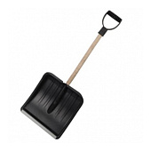 Лопата автомобильная снеговая №7 черная, деревянный черенок Лопата автомобильная снеговая №7 черная, деревянный черенок