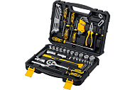 Набор инструментов, 83 предм., 1/2", 1/4", CrV, пластиковый кейс STAYER 27710-H83