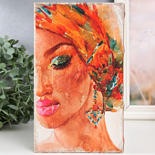  Сейф-книга Красивая девушка, 21х13х5 см, дерево, кожзам, 9079004 