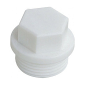 Заглушка резьбовая 1/2" НР PPR Заглушка резьбовая 1/2" НР PPR