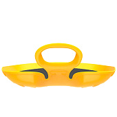 Санки-ледянки с мягкой сидушкой «Вираж», желтые, 39?37см 10919111
