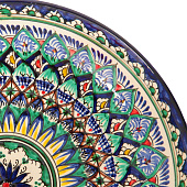 Ляган узбекский Риштанская керамика "Узоры", 28 см, микс 1923461 Ляган узбекский Риштанская керамика "Узоры", 28 см, микс 1923461