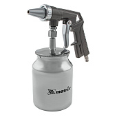 Пистолет пескоструйный с ниж. бачком, пневм. Matrix Пистолет пескоструйный с ниж. бачком, пневм. Matrix