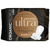  Гигиенические прокладки  ORGANIC PEOPLE Lady Power ULTRA Normal 9 шт. 