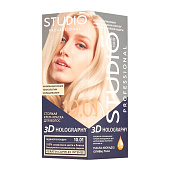  Крем-краска для волос Студио 3D Голограф 10.01 Ледяной блондин 