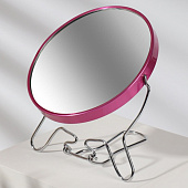  Зеркало настольное подвесное QF, круглое, с увеличением, d 11,5 см, металл 3718957 