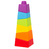 Игрушка развивающая Elefantino Пирамидка, 6 деталей, 21х7х7 см, IT108346 Игрушка развивающая Elefantino Пирамидка, 6 деталей, 21х7х7 см, IT108346