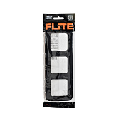 Рамка для розеток и выключателей, 3 поста, цвет черный, IEK FLITE