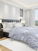  Комплект постельного белья 2 спальный Amore Mio URG QR Sakura, эко коттон 