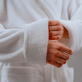 Халат махровый велюр женский белый р-р 50-52 Халат махровый велюр женский белый р-р 50-52