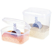 Контейнер для муки 5л Прозрачный (5) М1183 Контейнер для муки 5л Прозрачный (5) М1183