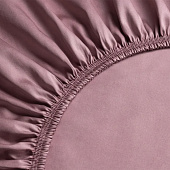  Простыня на резинке 200х200 сатин пыльная роза 