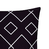 Наволочка 40х40 декоративная Этель Этика, цвет чёрный велюр, 7061211 Наволочка 40х40 декоративная Этель Этика, цвет чёрный велюр, 7061211