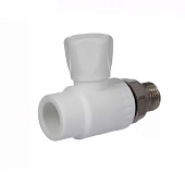 Шаровый кран для радиатора прямой 20-1/2" PPR