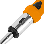  Отвертка реверсивная, набор бит, 10шт, CrV, Sparta 